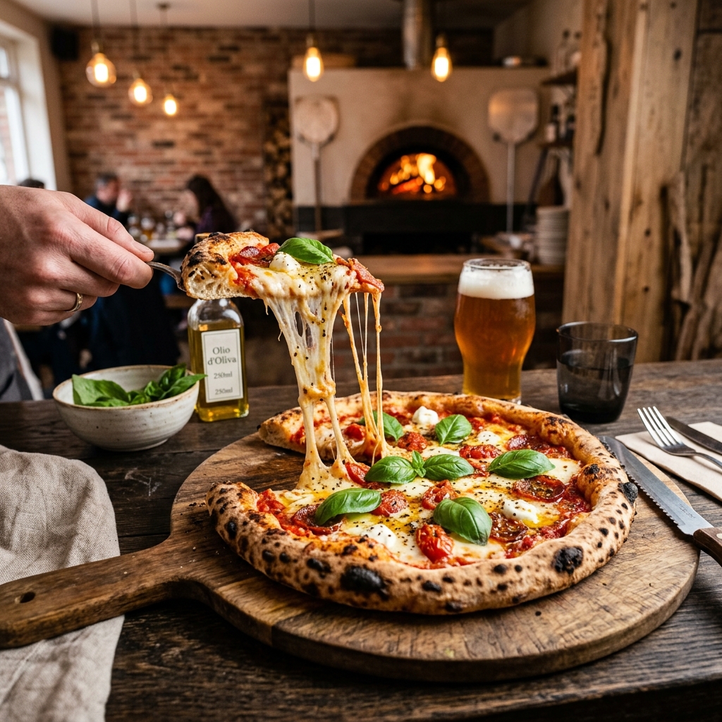 Pizza with toppings
